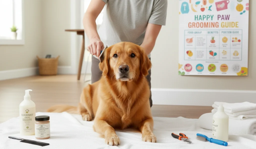 Puppy introduction grooming